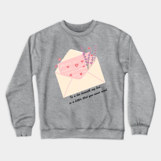 Love Letter Crewneck Sweatshirt by ThePureAudacity